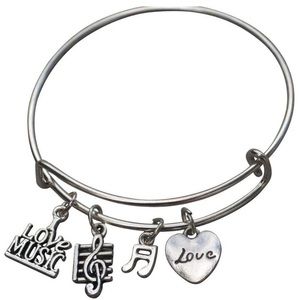 Infinity collection music bracelet